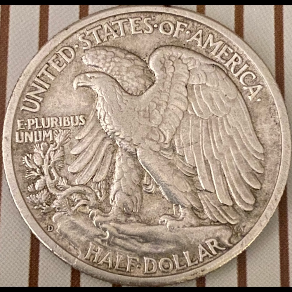 1942 D Walking Liberty Silver Dollar